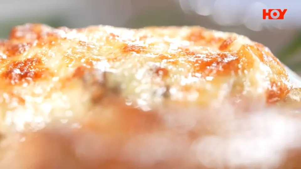 Bake at 220°C until Golden and Bubbly