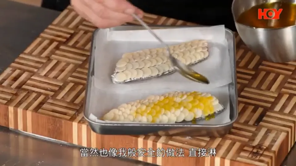 Arrange Potato Scales, Spoon Clarified Butter, and Chill