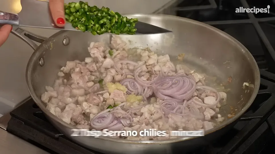 Add the chilies and cook until fragrant